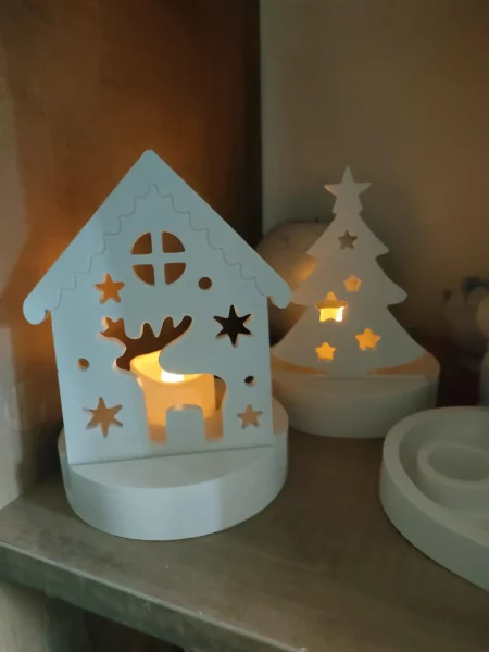 Décors maison renne résine minérale